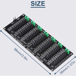 Otporna dekada 1Ω - 9.99MΩ, 0.5W precizna programabilna ploča - Img 6