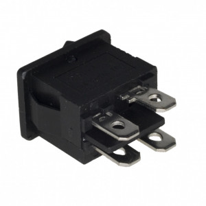 Prekidač 13x19mm 6A 250VAC DPST - Img 2