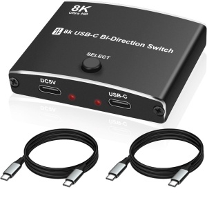 Preklopnik USB-C dvosmerni 8K 100W Power Delivery - Img 1