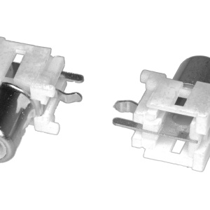 RCA Ženski Konektor za PCB - Beli, Horizontalni (Činč utičnica 90°)