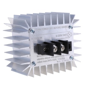 SCR Regulator Napona 220V 5000W – Dimer za Motor, Grejač i Svetlo - Img 6