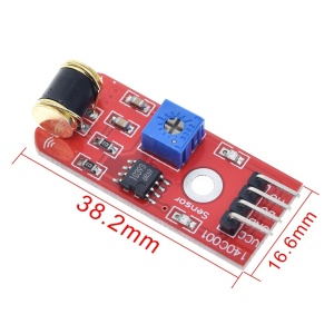 Senzor Vibracije i Potresa 801S Visoke Osetljivosti sa LM393 Modulom za Arduino - Img 2