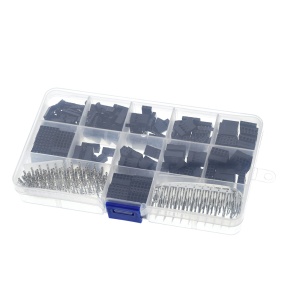 Set Dupont Konektora 2.54mm u Kutiji – Komplet 620 Delova (Kućišta i Krimp Pinovi) - Img 3
