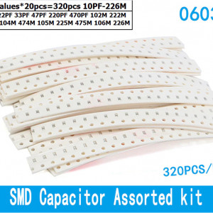 Set SMD kondenzatora 0603-320 komada - Img 1