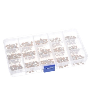 Set višeslojnih keramičkih kondenzatora u kutiji 450 komada (10pF - 100nF) 15 vrednosti - Img 5