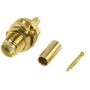 SMA F RP RG174 krimp