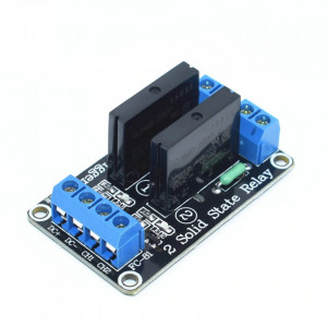 Solid State Relej Modul 2 Kanala 5V SSR Omron G3MB-202P