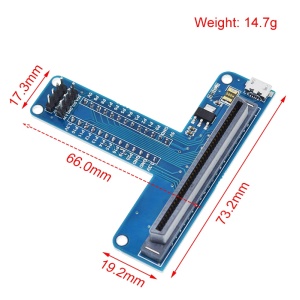 T-Type GPIO Ekstenziona Ploča za BBC Micro:bit sa 5V i 3.3V Izlazima - za STEM i Prototipovanje - Img 2