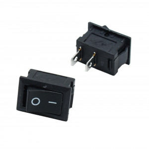 Taster 13x19mm 6A 250VAC crni - Img 3
