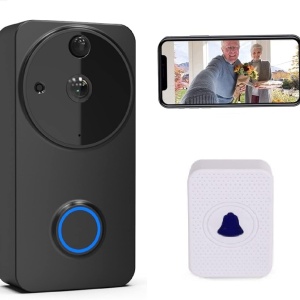 Tuya Smart WiFi Video Zvono 1080P Full HD-Bežična Kamera sa Noćnim Modom i PIR Senzorom