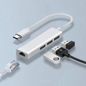 USB hub "4 u 1" RJ45 100Mbps - Img 2