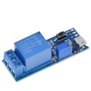 Vremenski Relej Tajmer Modul 5V-30V sa Odloženim Gašenjem i Micro USB 0-24s - NO i NC kontakti - Img 6