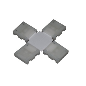 X Spojnica za LED Trake 5050 – 10mm 2-pin Konektor Bez Lemljenja
