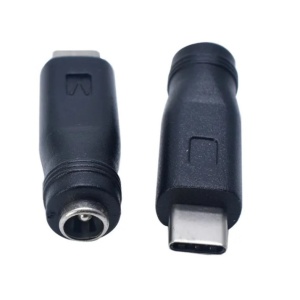 Adapter DC napojni 2.1/5.5mm F-USB-C M