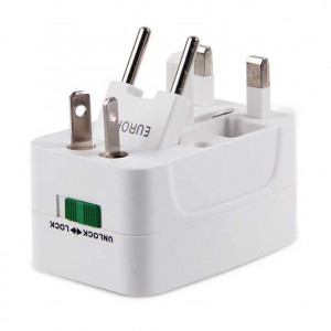 Adapter strujni univerzalni EU+US+AU+UK