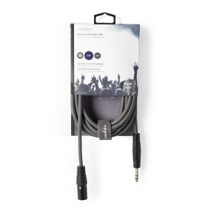 Balansirani Audio Kabl XLR muški na 6.35mm Jack (Banana) - 5m - Img 3