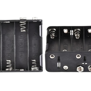 Baterijsko kućište 8xAA "back-to-back" sa konektorom za bateriju 9V - Img 5