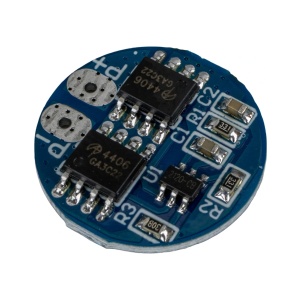 BMS Zaštita 2S 5A 7.4V / 8.4V Li-ion LiPo - HX-2S-A2 Okrugla
