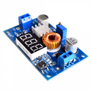 DC-DC Step-Down Regulator Napona XL4015 5A 75W sa Voltmetrom - Img 3