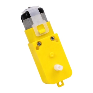 DC Motor sa Reduktorom 3-12V za Robot Automobil - Žuti TT Motor - Img 3