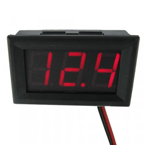 Digitalni mini ugradni voltmetar 4.5-30V DC crveni LED - Img 4
