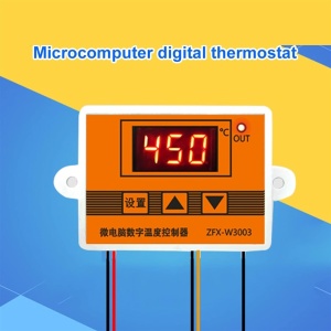 Digitalni Termostat Termoregulator ZFX-W3003 (0-450°C) 220V - Kontroler Temperature sa K-Tip Sondom - Img 3