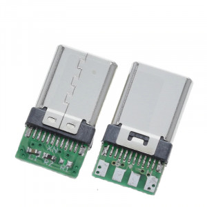 DIY USB Type-C Muški Konektor sa Kućištem za Lemljenje i Popravku Kablova - 24-Pin sa PCB Pločicom i Kućištem - Img 7