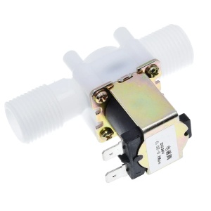 Elektromagnetni ventil za vodu i vazduh 12V DC 1/2" NC (Normalno Zatvoren) plastični - Img 5