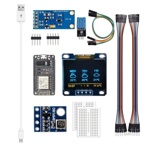 IoT Pametna Vremenska Stanica Kit Komplet - ESP8266 NodeMCU + OLED ekranom i senzorima