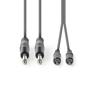 Kabl 2x6.3mm MO M-2xRCA M 1.5m - Img 2