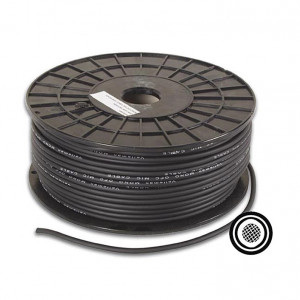 Kabl mikrofonski 1x0.50mm2 OFC crni