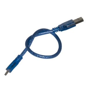 Kabl USB Mini na USB A 30cm - Plavi (za Arduino Nano)