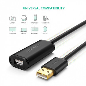 Kabl USB2.0 A muški-USB2.0 A ženski sa pojačivačem 10m - Img 3