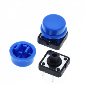 Kapica za taster 12x12x7.3mm plava - Img 7