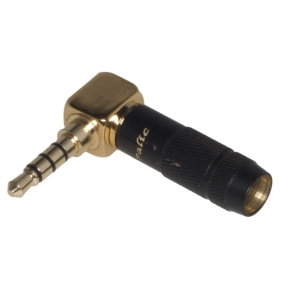 Klink konektor 3.5mm 4-pol M za kabl ugaoni PRO