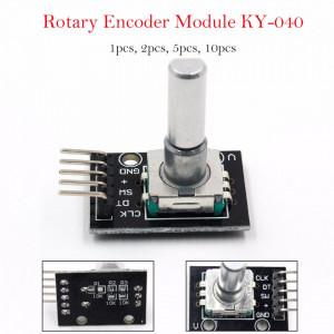 KY-040 Rotacioni Enkoder Modul sa Tasterom za Arduino / Raspberry Pi / ESP32 - Img 7
