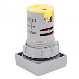 LED voltmetar 60-500VAC 22mm žuti - Img 3
