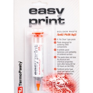 Lemna pasta za SMD lemljenje Easy Print Sn62Pb36Ag2 u špricu 20g TermoPasty