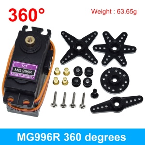 MG996R 360 stepeni Servo Motor sa Metalnim Zupčanicima - Digitalni High Torque za Arduino