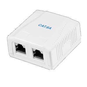 Mrežna nazidna kutija CAT6A RJ45 2-porta FTP