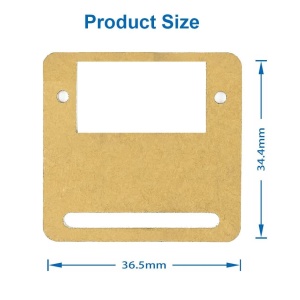 Nosač za Servo Motor MG995 / MG996 – Akrilni Ram sa Šrafovima - Img 3