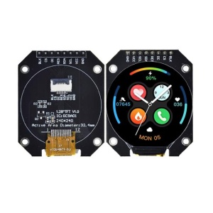 Okrugli TFT IPS Displej 1.28" 240x240 GC9A01 SPI za Arduino / ESP32 - Img 3