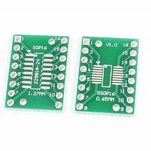 PCB Adapter SOP16 / SSOP16 / TSSOP16 na DIP16 - Dvostrana Adapter Pločica