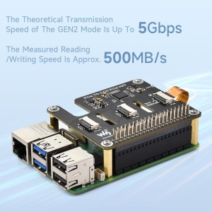 PCIe na 2-CH PCIe FFC Adapter Board za Raspberry Pi 5 - Img 4