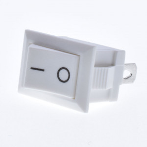 Prekidač 13x19mm 6A 250VAC beli - Img 6