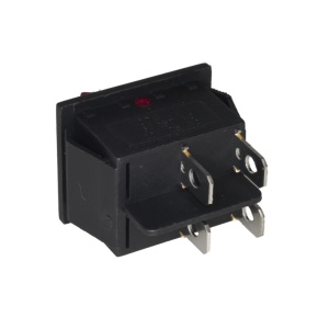 Prekidač 30X22mm 2xon-off 16A 250VAC crveni - Img 3