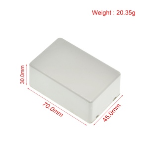 Projektna plastična kutija / kućište za elektroniku ABS 70x45x30mm siva - Img 2
