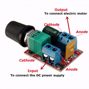 PWM Regulator Brzine DC Motora 3V-35V 5A 90W - Img 6