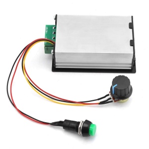 PWM Regulator Brzine DC Motora 6V-60V 30A sa Displejom i Start/Stop Tasterom - Img 5