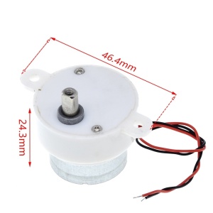 Reduktorski DC Motor 12V 14RPM S30K sa Menjačem - za Automatizaciju - Img 2